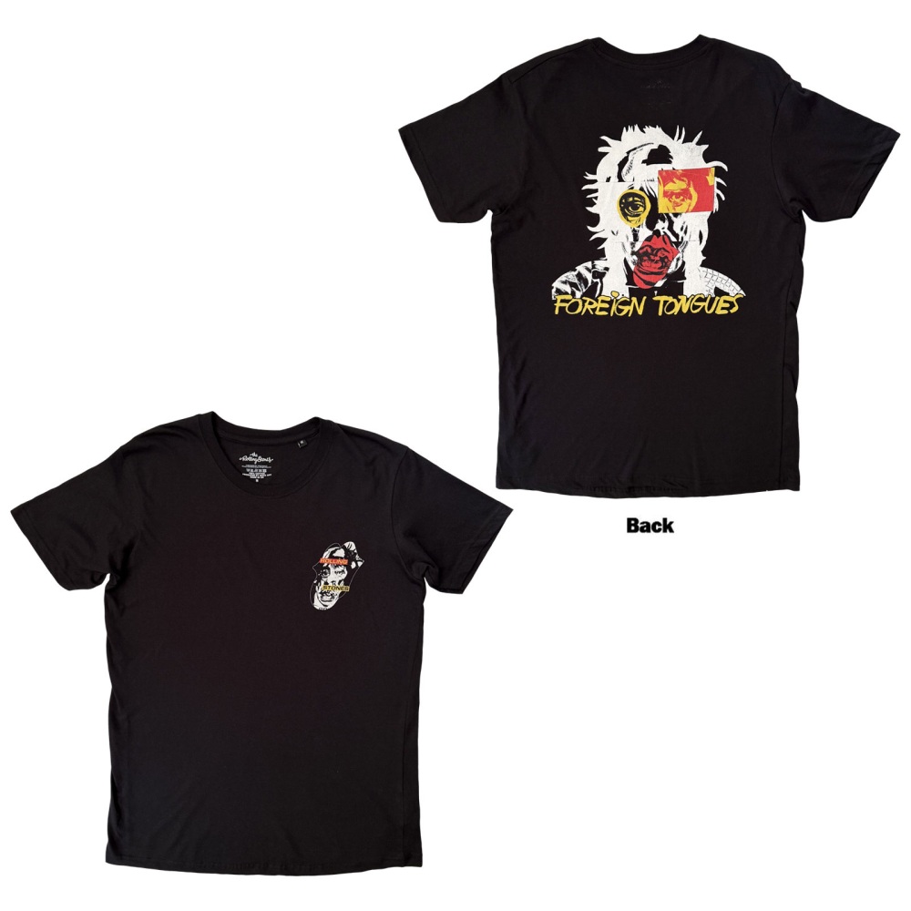 The Rolling Stones - Foreign Tongues Pocket Logo Mens Tshirt - Black